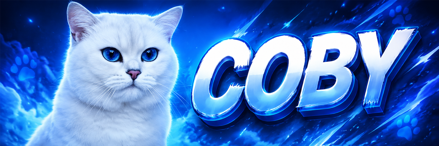 Coby the Cat banner